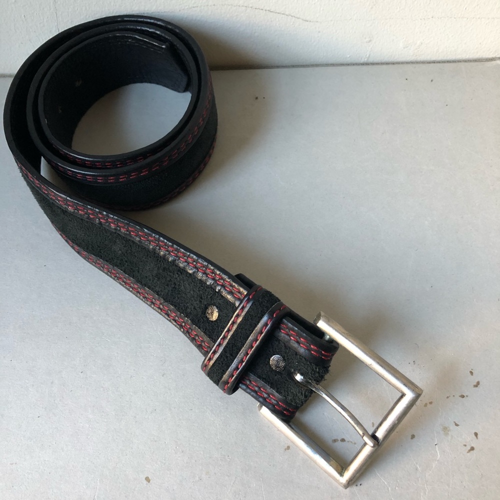 Vintage suede belt